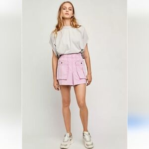 Free People Purple West Coast Wash Mini Skirt Womens Size 4